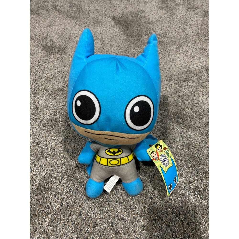 DC Comics‎ Originals Batman Plush Toy Factory Caricature 11 Inch Blue Cowl NWT